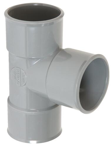 Culotte PVC 87°30 double femelle ø100 - NICOLL
